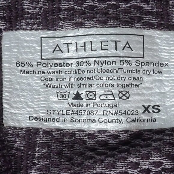 Athleta Heather Fastest Track Tank Top Ruched Size: XS Athletic Run Plain - Picture 3 of 7